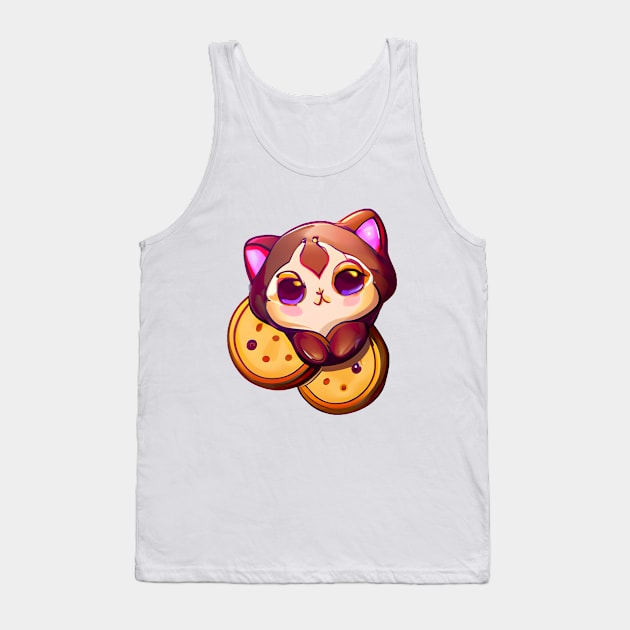 cookie cat Tank Top by Meowsiful